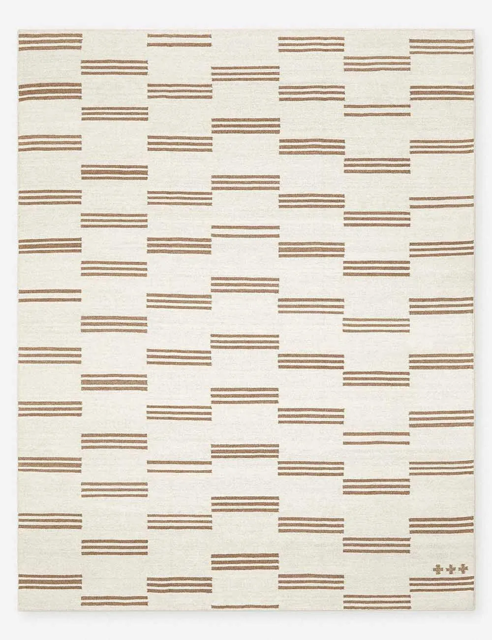 Stripe Break Flatweave Rug by Sarah Sherman Samuelmodern color block patchwork rug