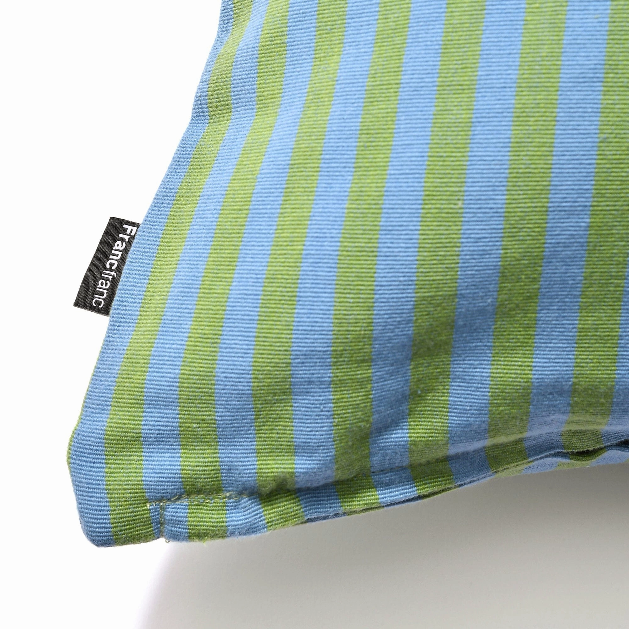 Stripe Cushion Cover 450 X 450 Green