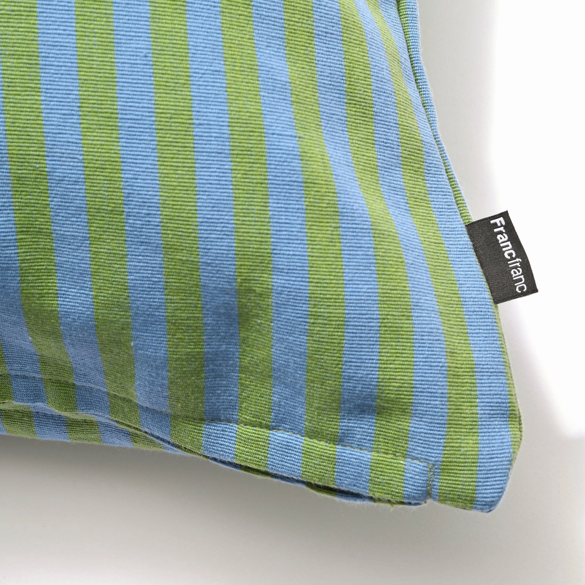 Stripe Cushion Cover 450 X 450 Green