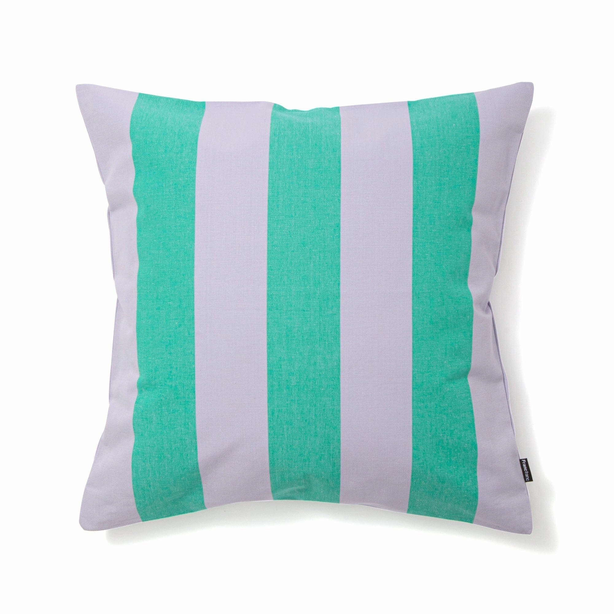 Stripe Cushion Cover 450 x 450  Purple x Greenbedding sets ,throw blankets 
