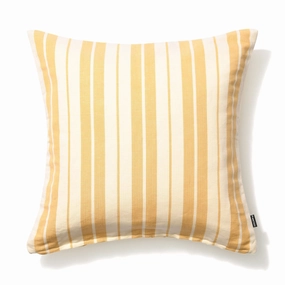 Stripe Cushion Cover 450 X 450 Yellowbedding sets ,throw blankets 