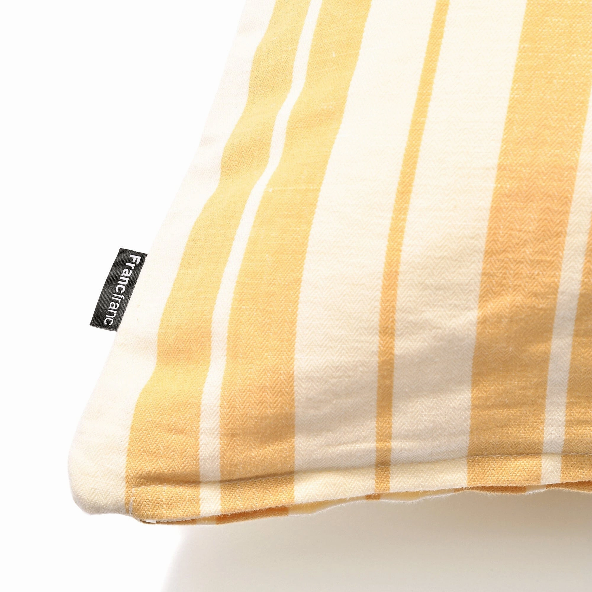 Stripe Cushion Cover 450 X 450 Yellow