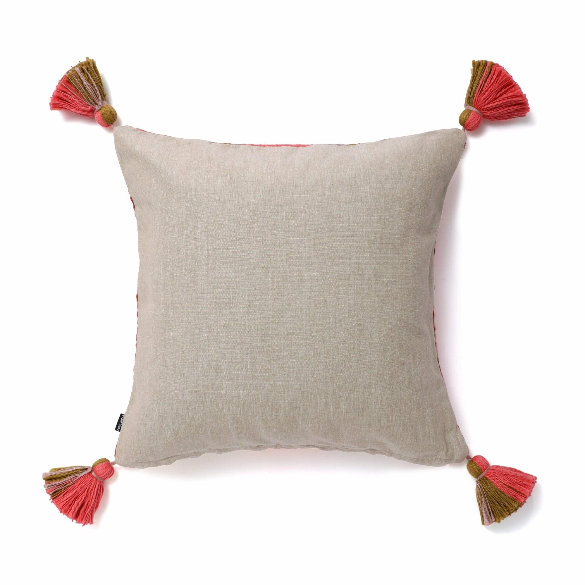 Stripe Tassel Cushion Cover 450 X 450 Multi