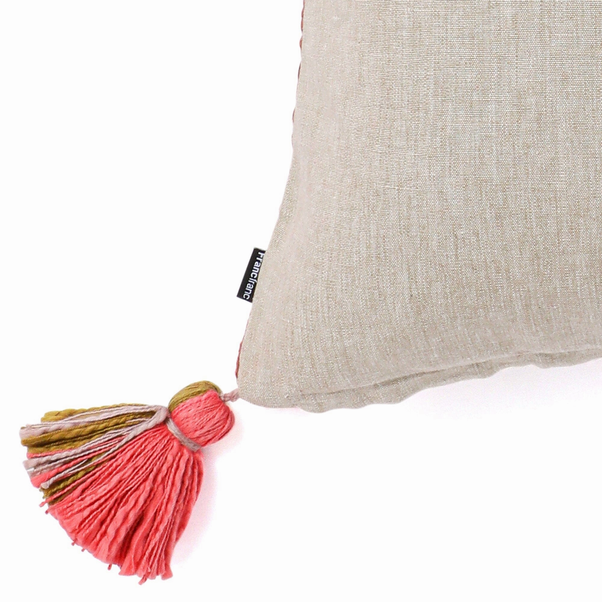 Stripe Tassel Cushion Cover 450 X 450 Multi