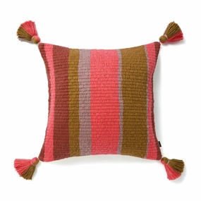 Stripe Tassel Cushion Cover 450 X 450 Multibedding sets ,throw blankets 