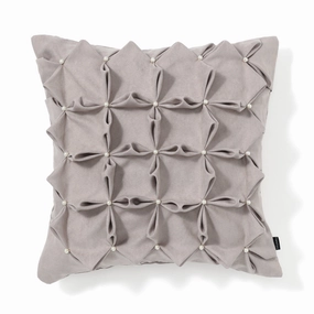 Suede Pearl Cushion Cover 450 X 450 Light Purplebedding sets ,throw blankets 