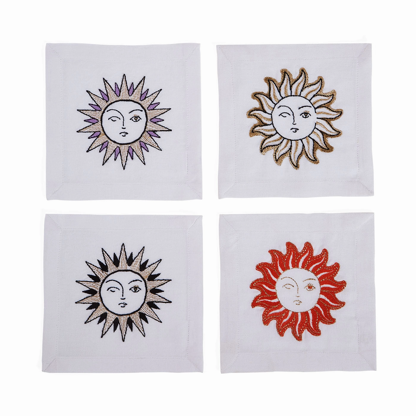 Sun Cocktail Napkinsmodern kitchen decor ,kitchen dinner set ,dinnerware 