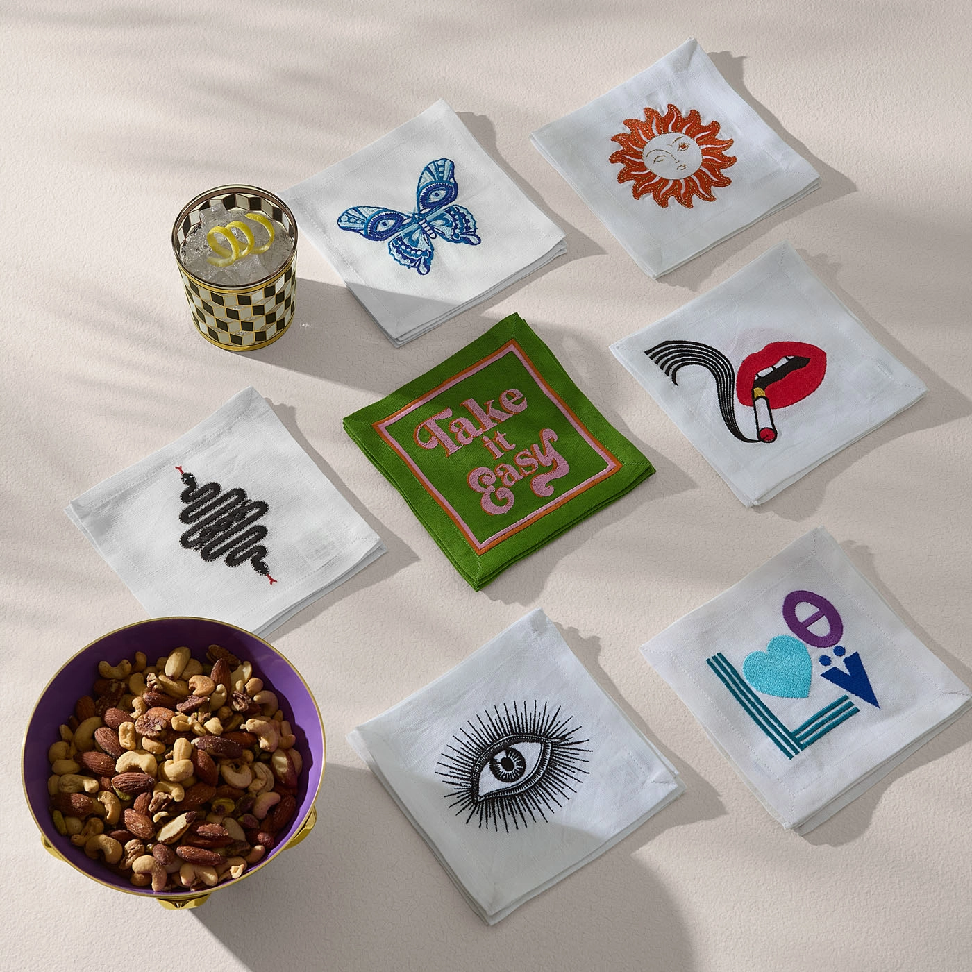 Sun Cocktail Napkins