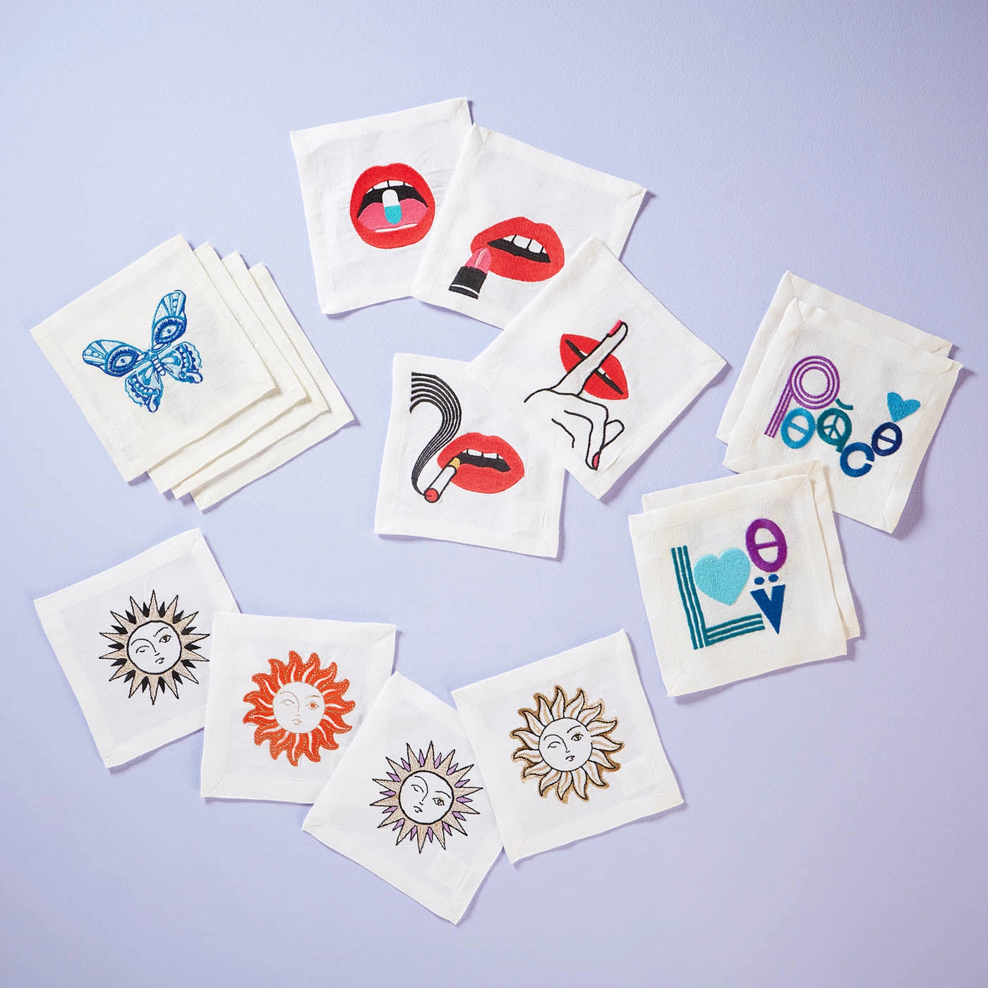 Sun Cocktail Napkins