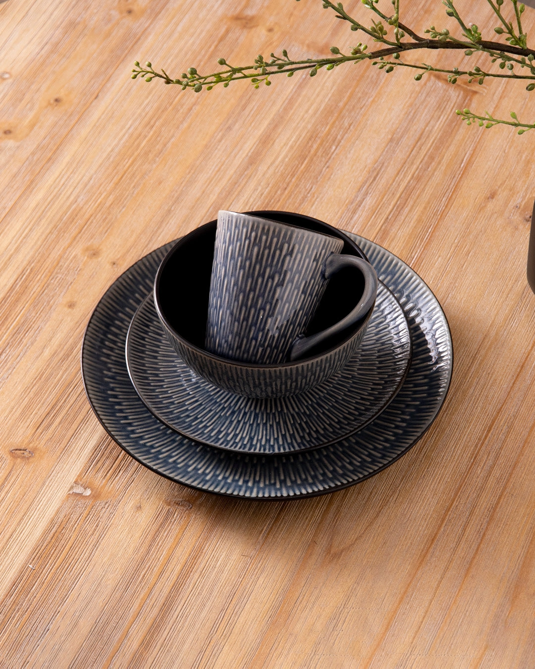 Sunburst Glaze Ceramic Bowl