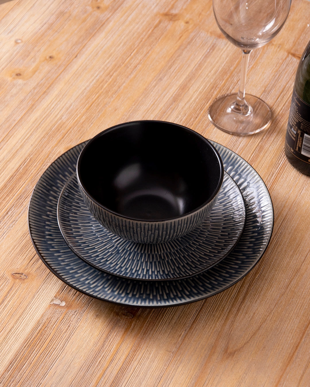 Sunburst Glaze Ceramic Bowl