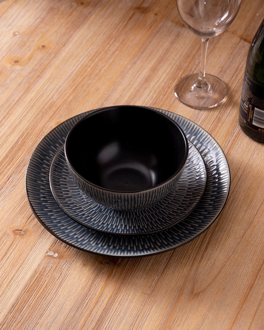 Sunburst Glaze Ceramic Bowl