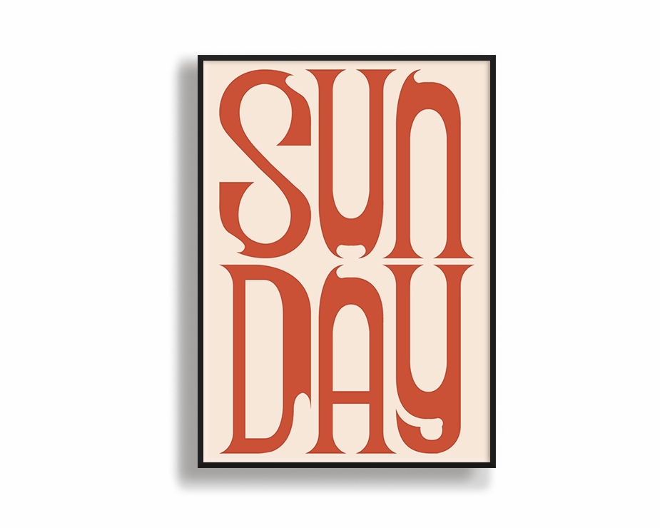 Sunday Portraitmodern abstract painting decor