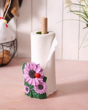 Sunflower Paper Towel Holder - Purplemodern kitchen decor ,kitchen dinner set ,dinnerware 