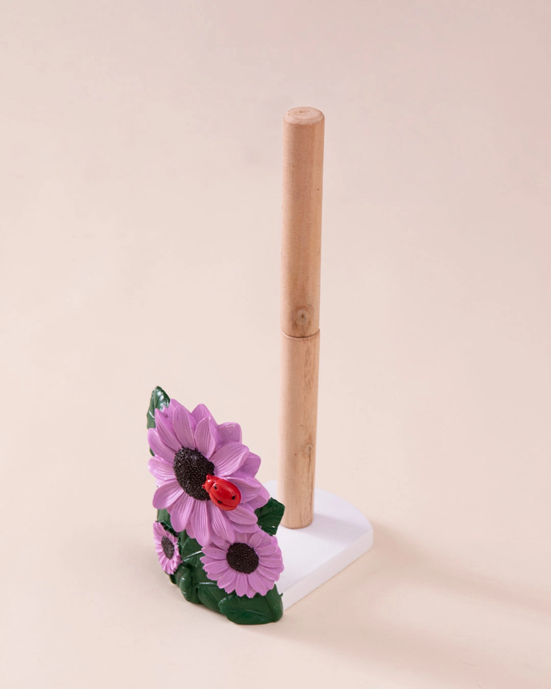 Sunflower Paper Towel Holder - Purple