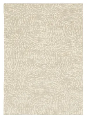 Sunita Grey Cream Circle Dot Pattern Washable Rugmodern color block patchwork rug