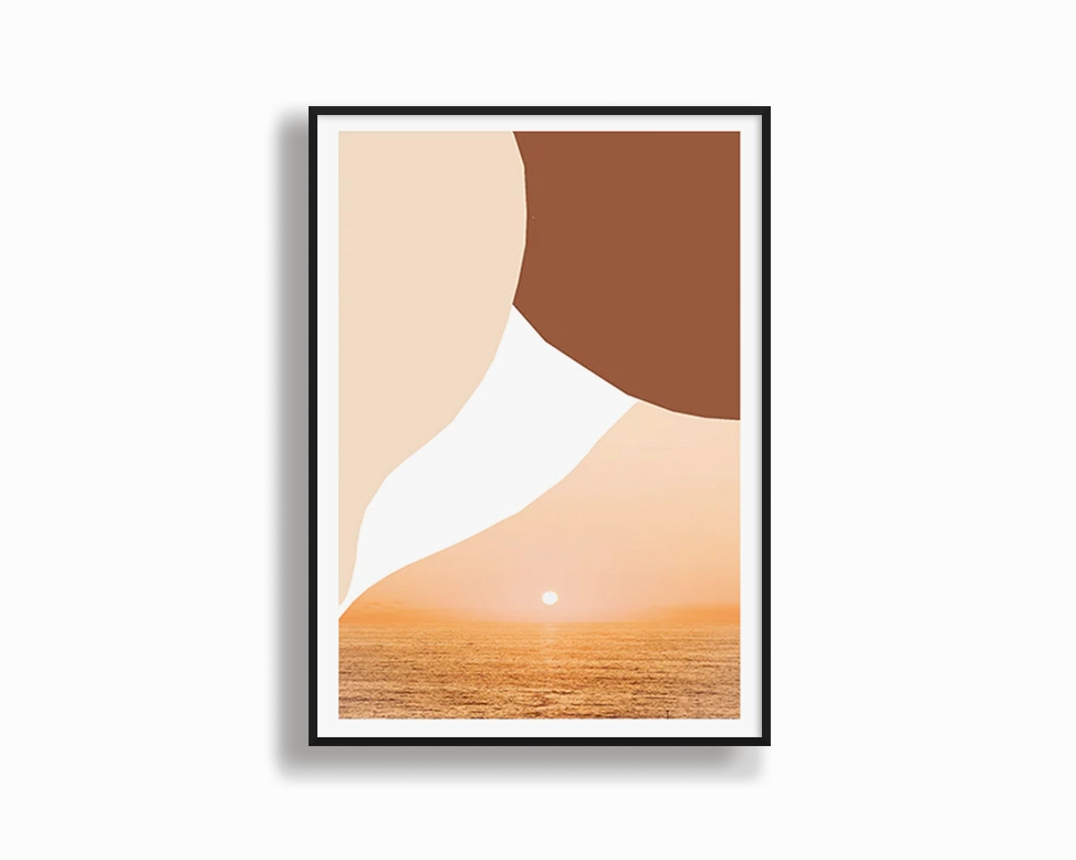 Sunsetnordic style wall decor