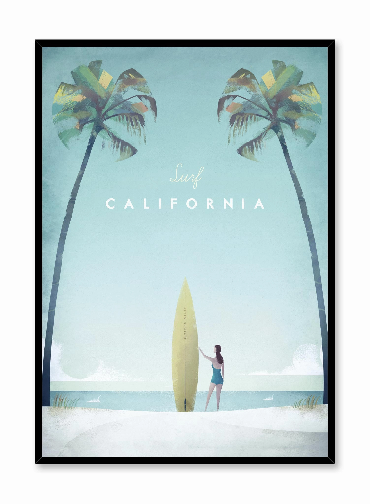 Surf California, Posterpop culture themed posters