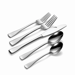 Surge 50 Piece Flatware Seteco-friendly bamboo fiber tableware set 