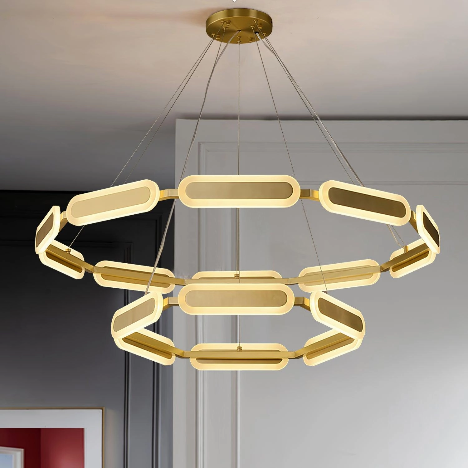 Swirl Chandelier