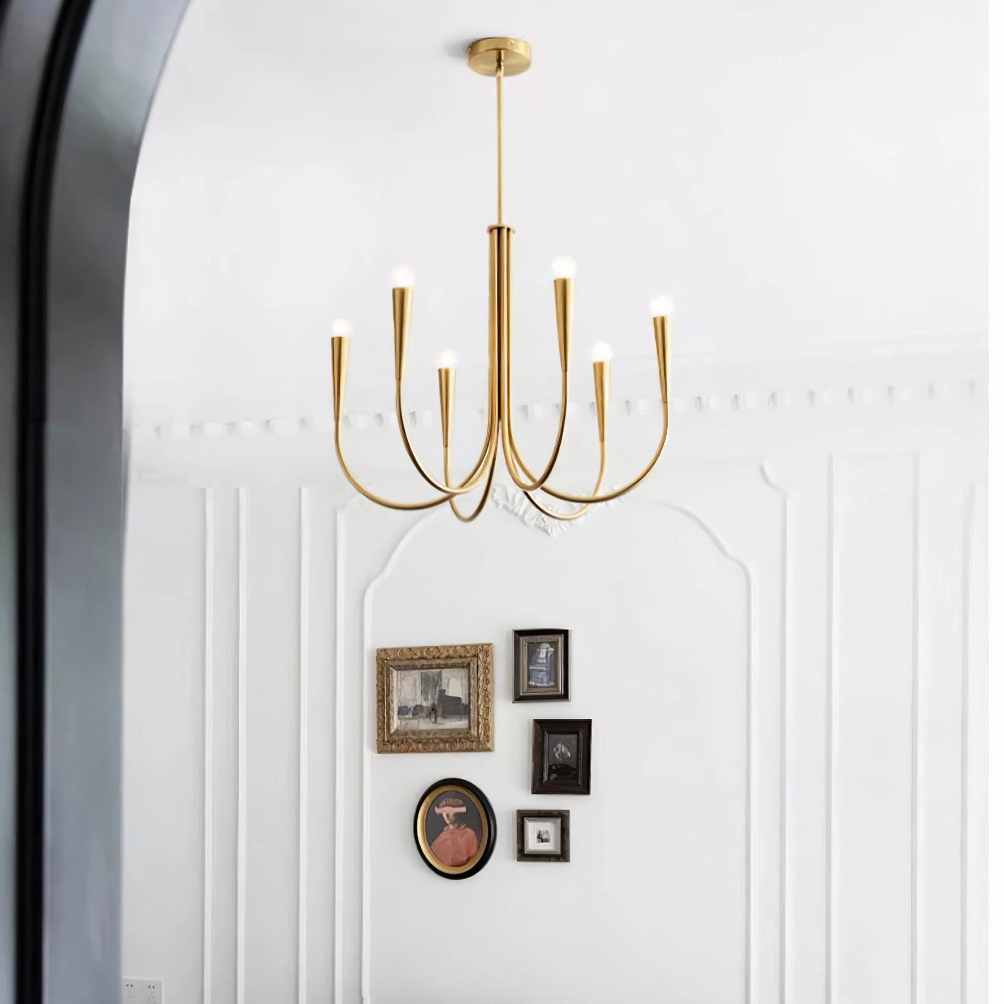 Swoop Arm Chandelier