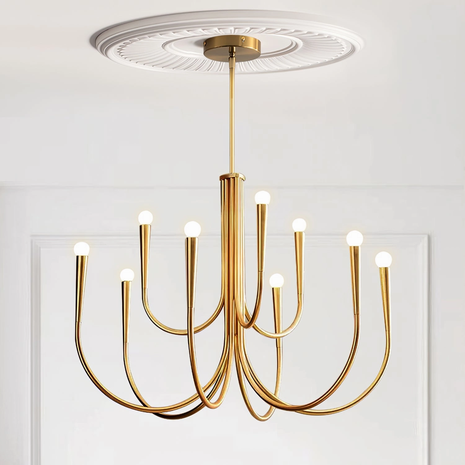 Swoop Arm Chandelier