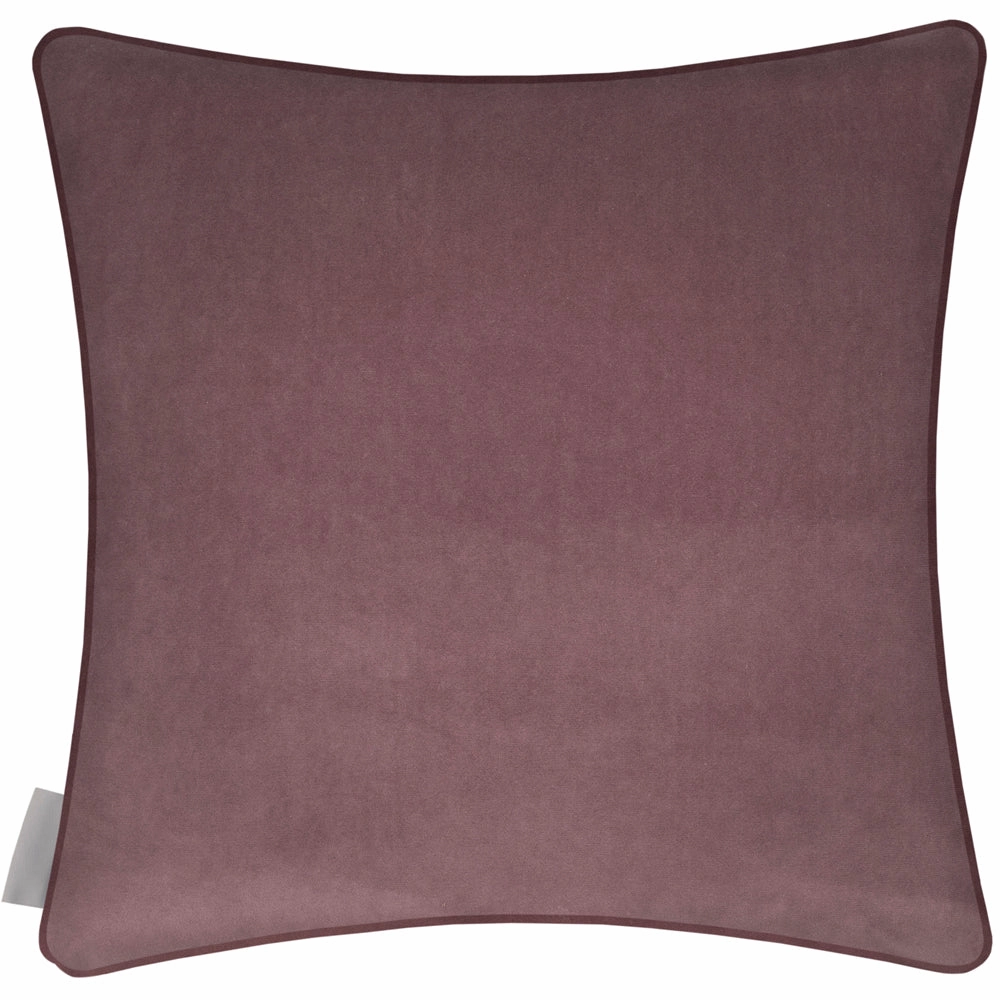 Sybil Printed Piped Cushion Hyacinth