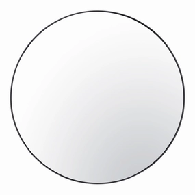 Tablet 458MI40BL 40-Inch Round Wall Mirror - Blackwall mounted decorative mirror,full length dressing mirror