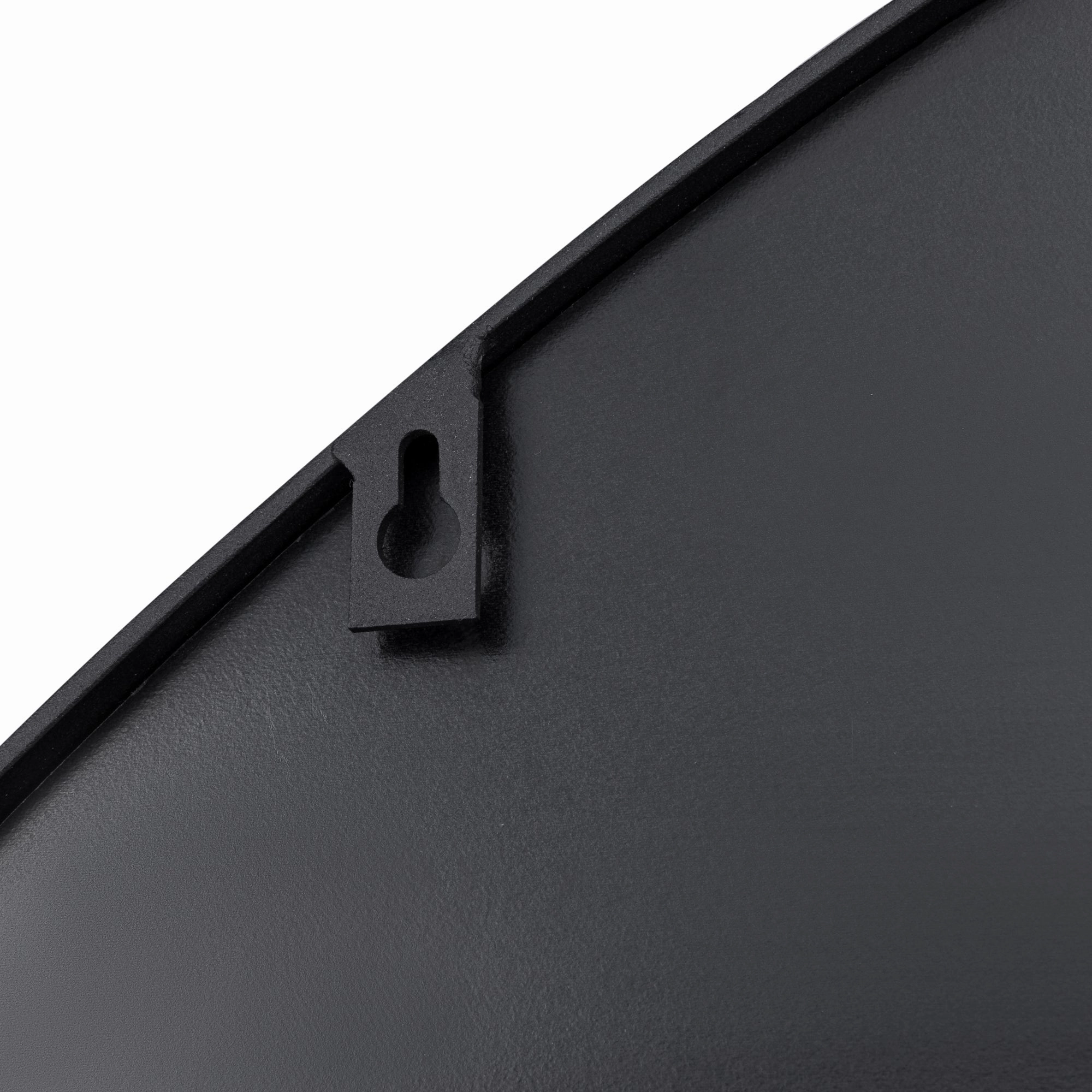 Tablet 458MI50BL 50-Inch Round Wall Mirror - Black