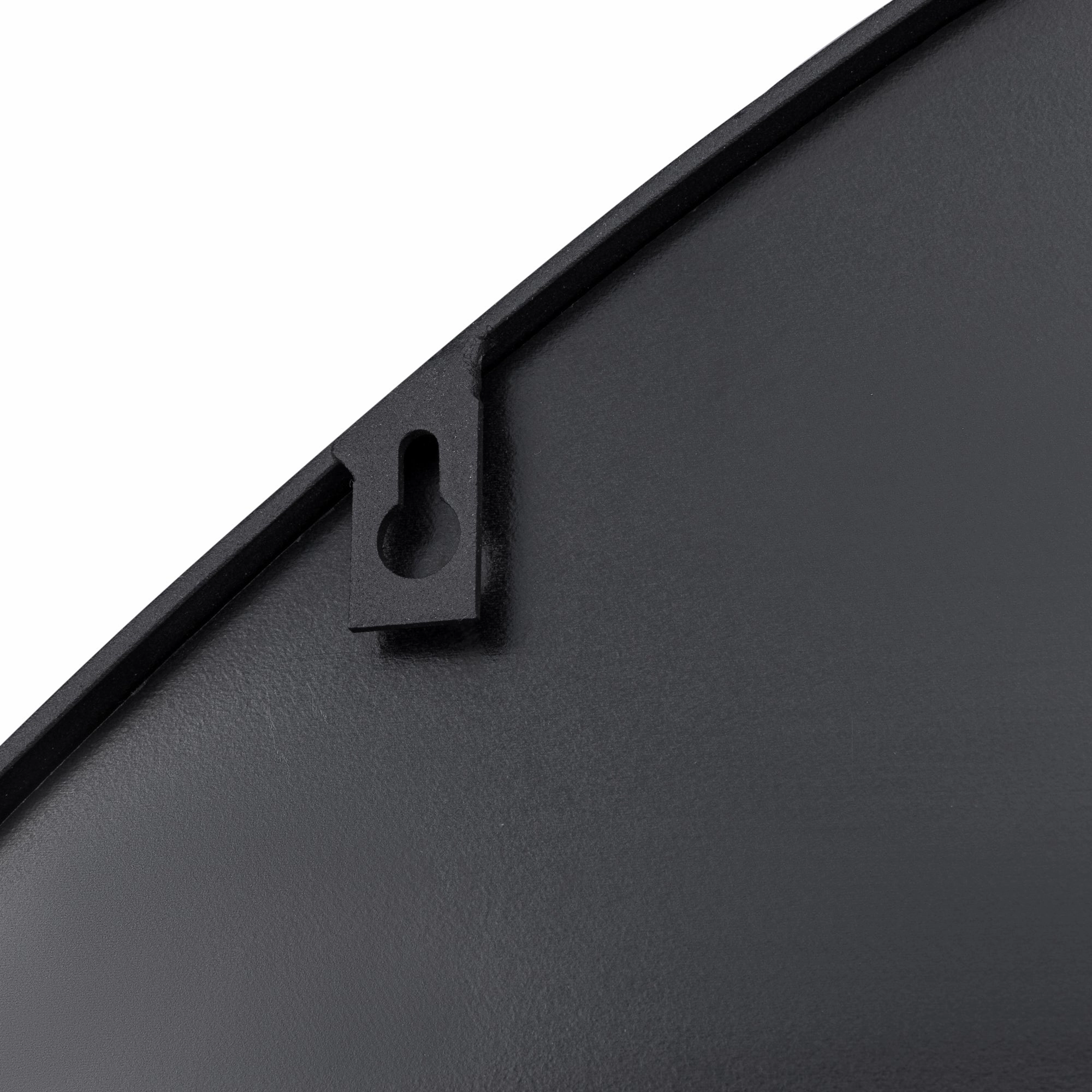 Tablet 458MI50BL 50-Inch Round Wall Mirror - Black