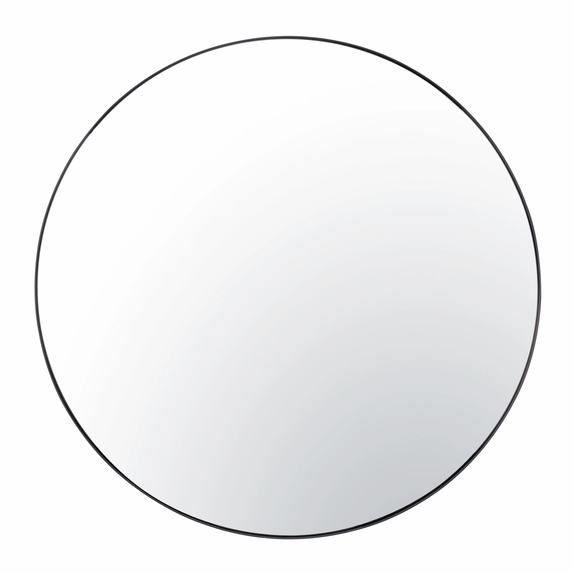 Tablet 458MI50BL 50-Inch Round Wall Mirror - Blackwall mounted decorative mirror,full length dressing mirror
