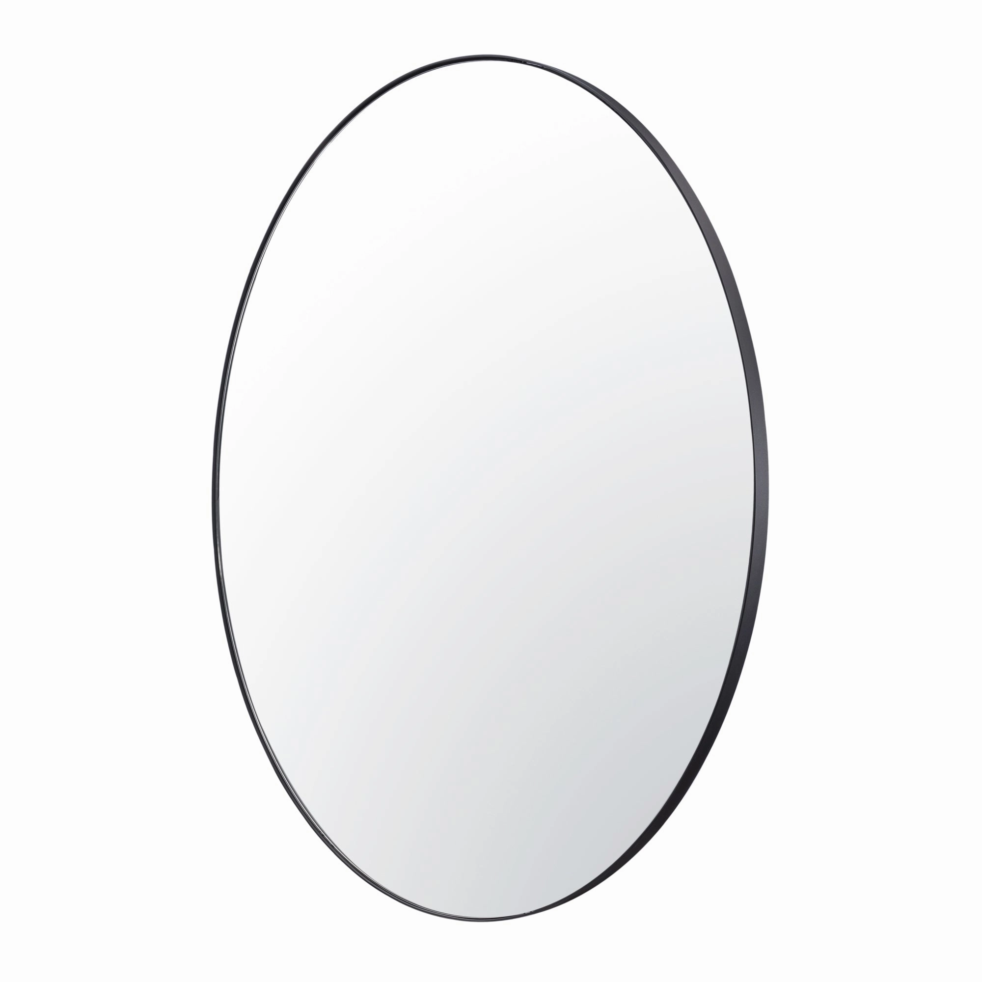 Tablet 458MI50BL 50-Inch Round Wall Mirror - Black