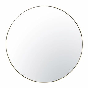 Tablet 458MI50GO 50-Inch Round Wall Mirror - Goldwall mounted decorative mirror,full length dressing mirror