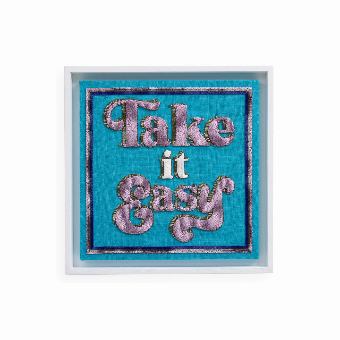 Take It Easy Beaded Artnordic style wall decor