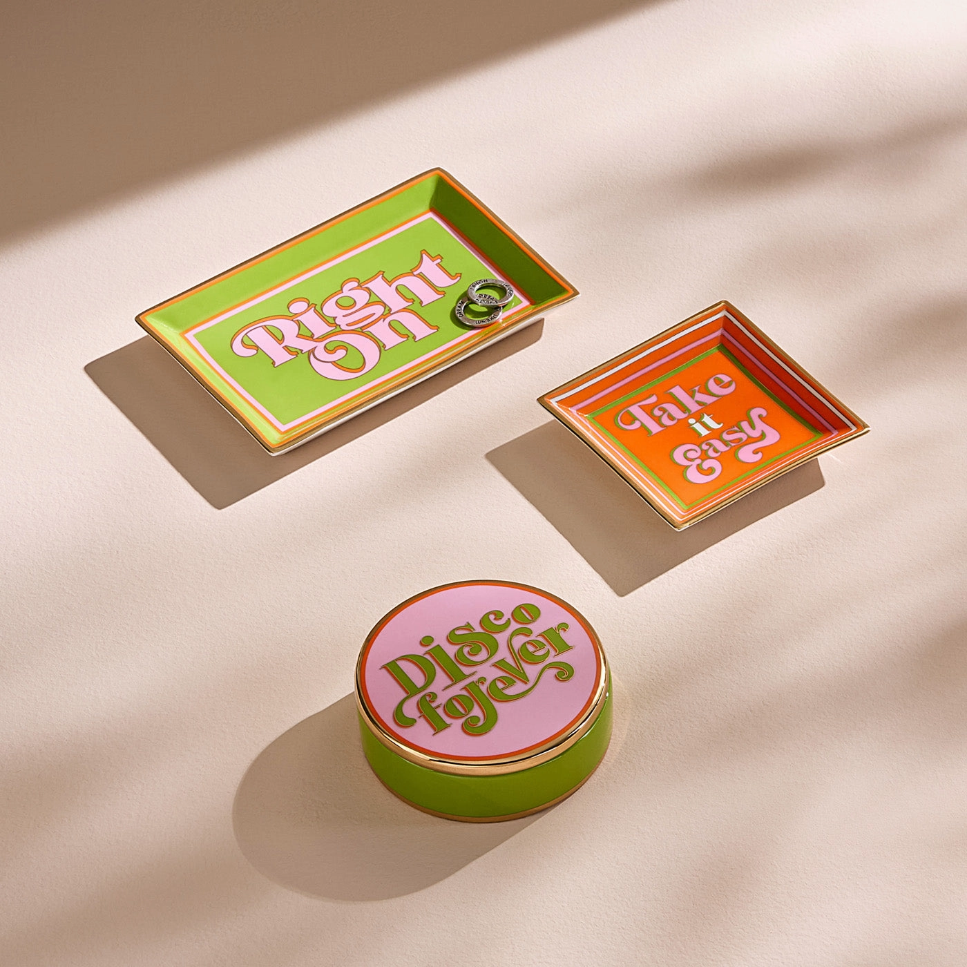 Take It Easy Square Tray