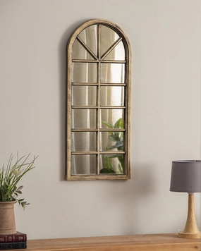 Tall Arched Windowpane Mirrornordic style wall decor