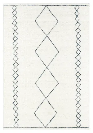 Tamira Grey and Ivory Diamond Tribal Rug *NO RETURNS UNLESS FAULTYmodern color block patchwork rug