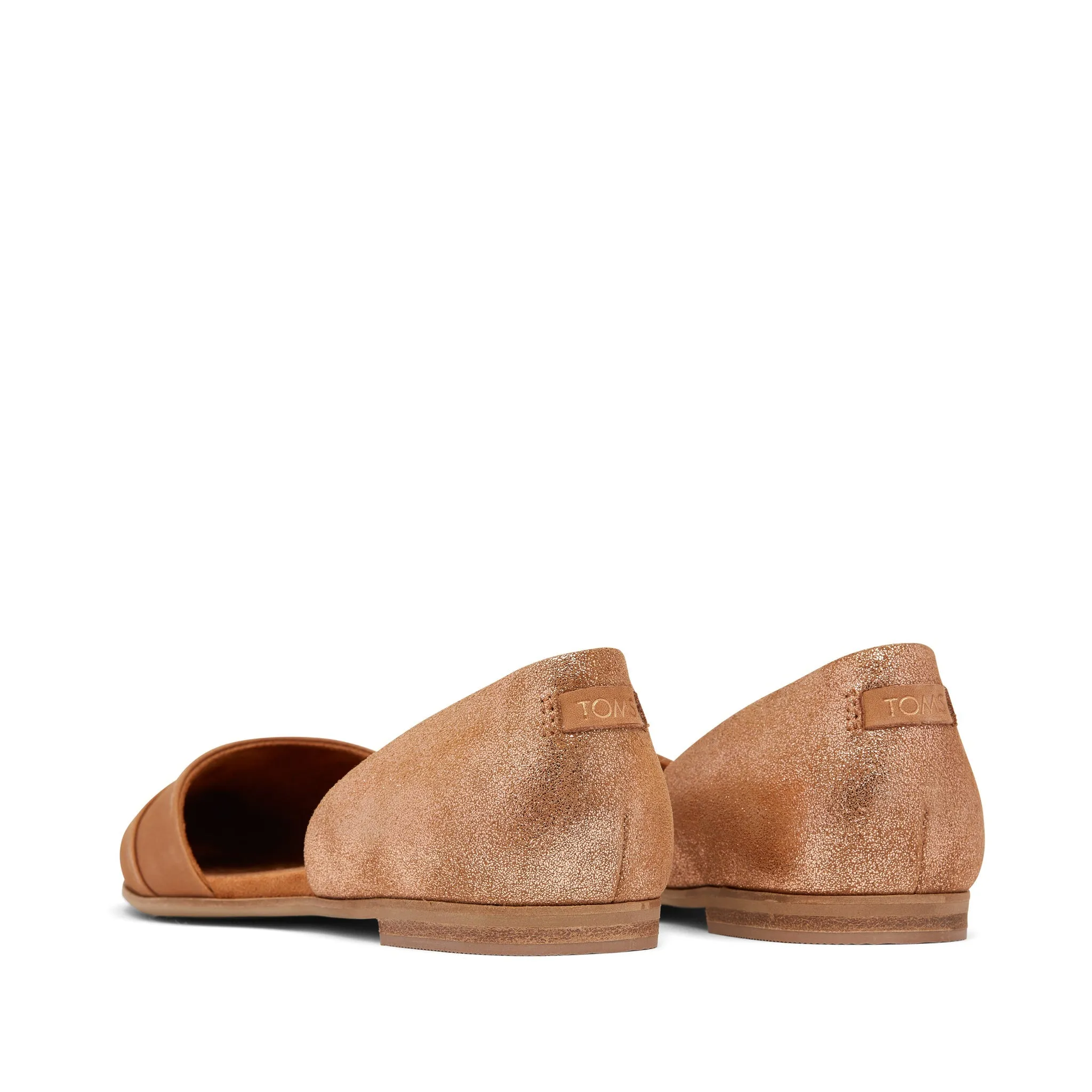 Tan Leather Jutti D'Orsay Flat