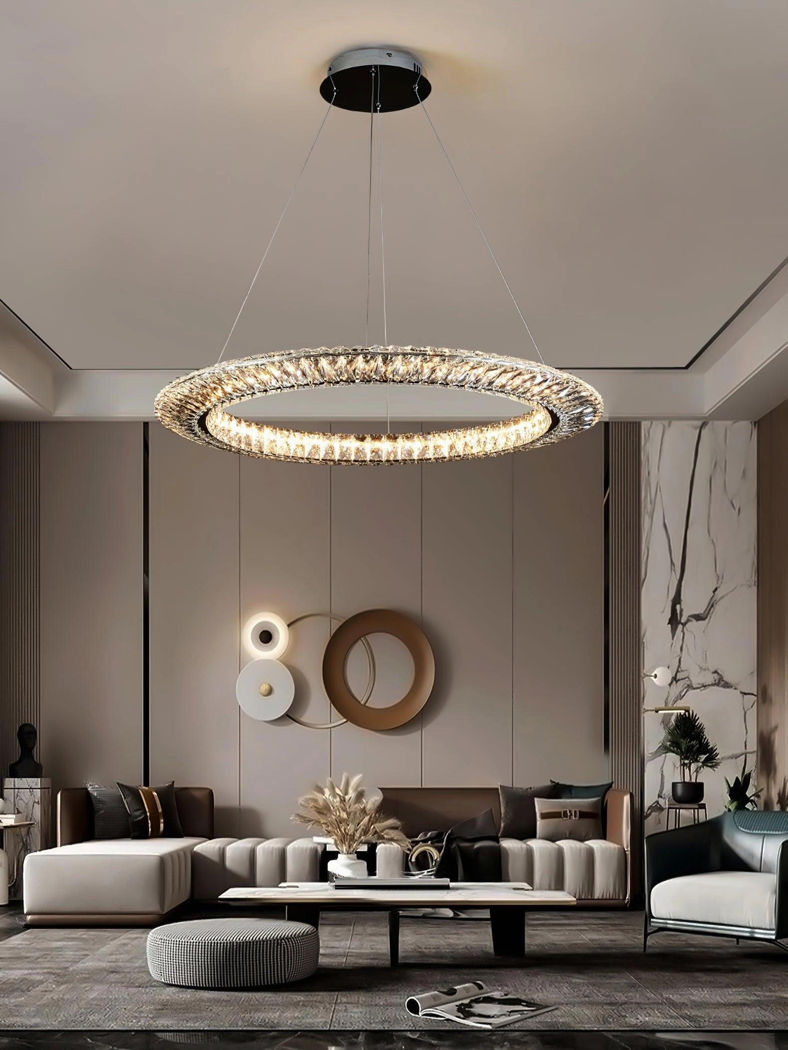Tanager Geometric Chandelier