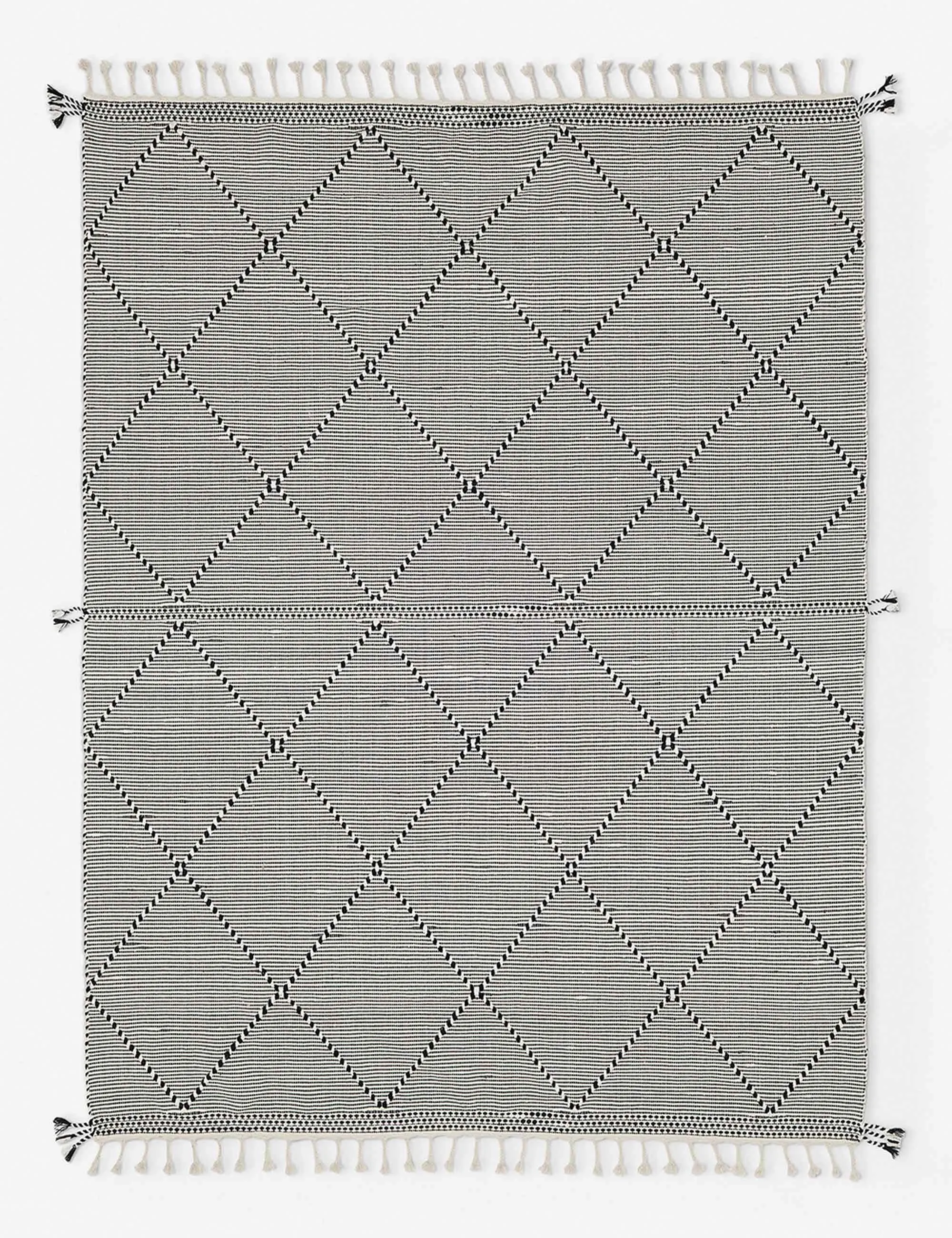 Taza Handwoven Wool Rugmodern color block patchwork rug