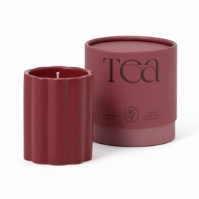 Tea Fragrance Candle Apple Berrydecorative vase ,Modern Ceramic Vase for Home Decoration 