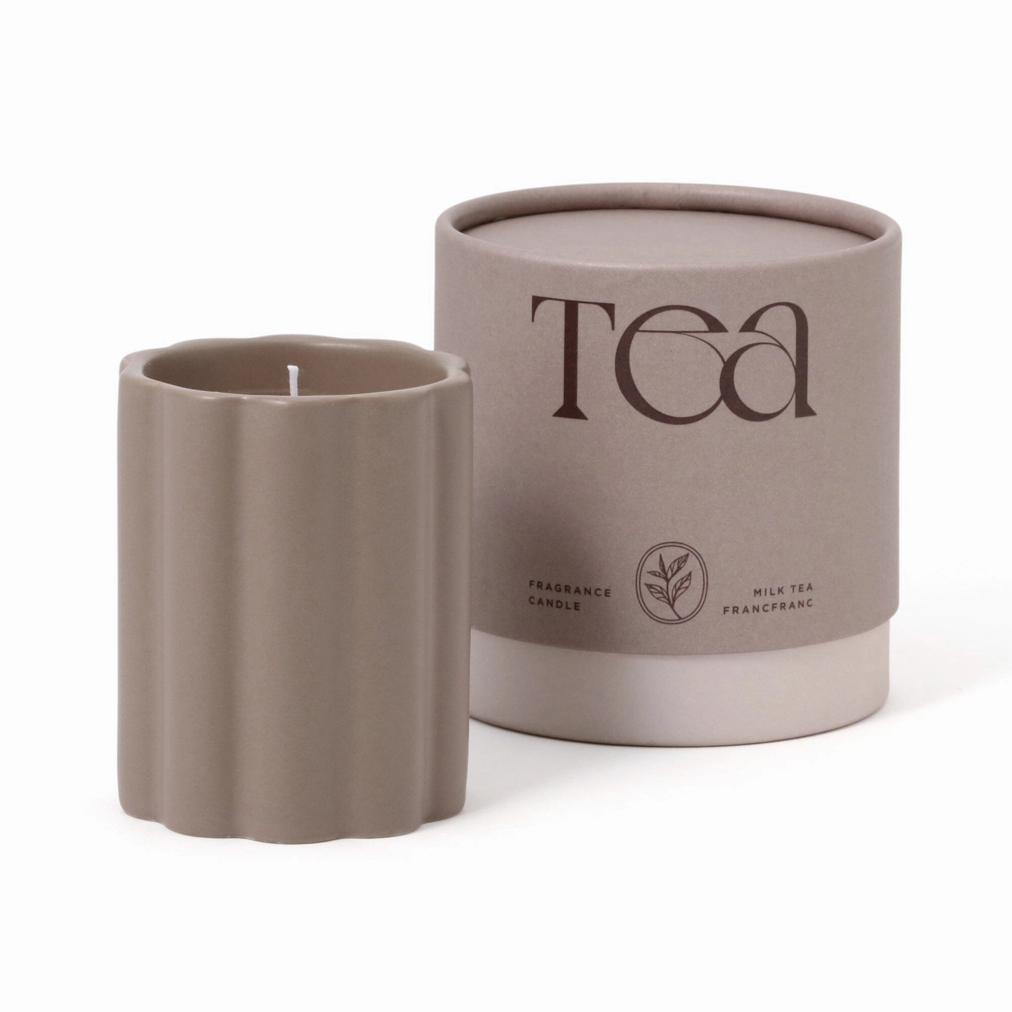 Tea Fragrance Candle Milk Teadecorative vase ,Modern Ceramic Vase for Home Decoration 