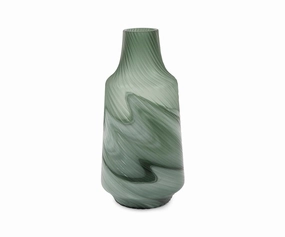 Teal Swirl Vasenordic style desktop ornaments