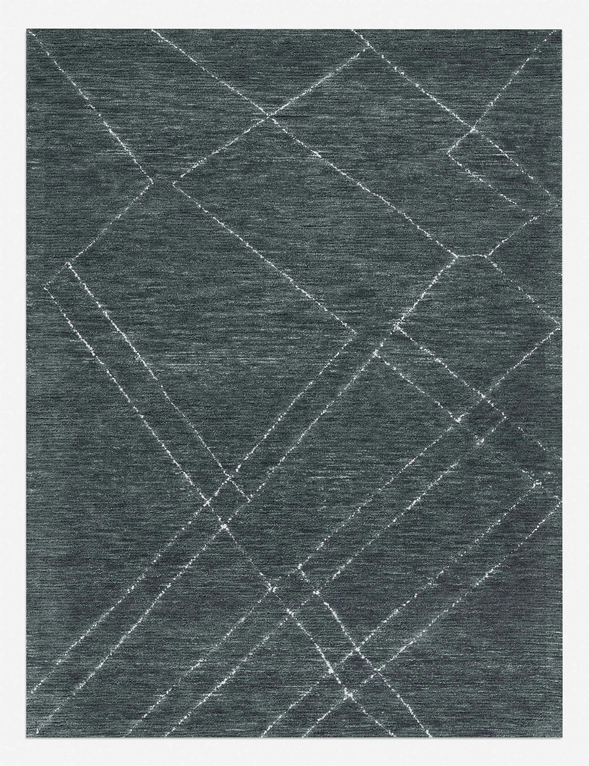 Telo Hand-Tufted Wool Rugmodern color block patchwork rug