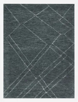Telo Hand-Tufted Wool Rugmodern color block patchwork rug