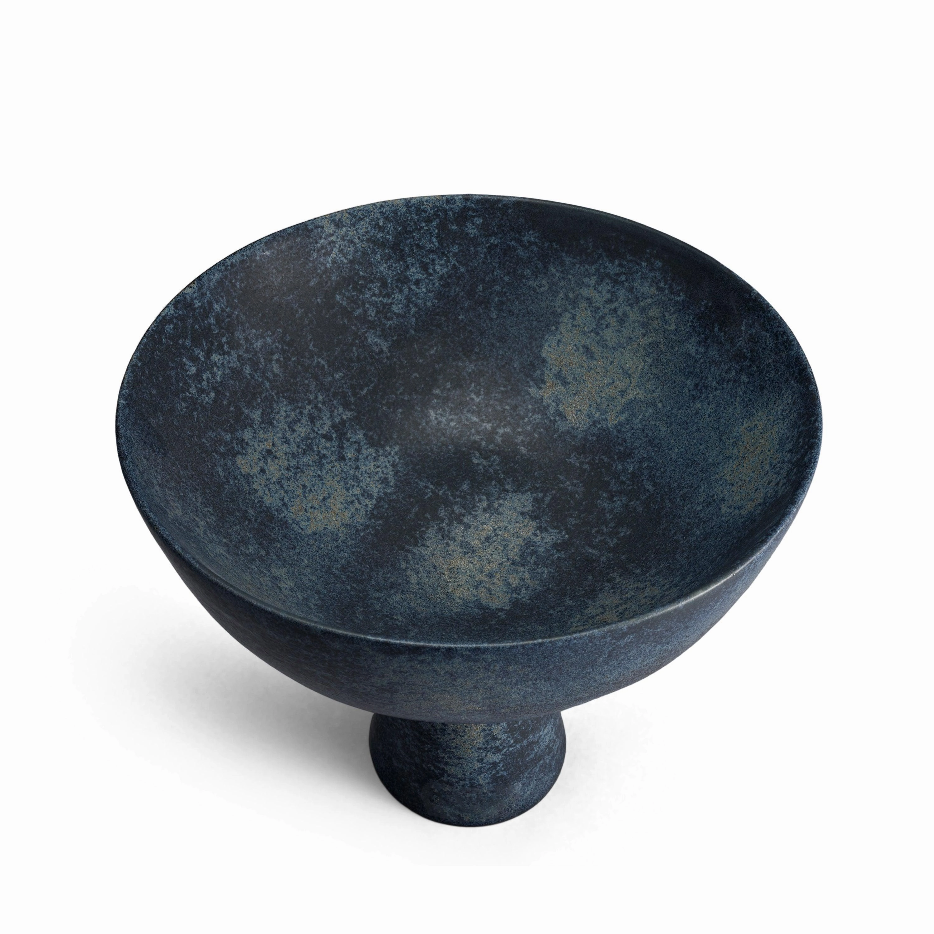 Terra Bowl on Stand - Medium - Aged Iron