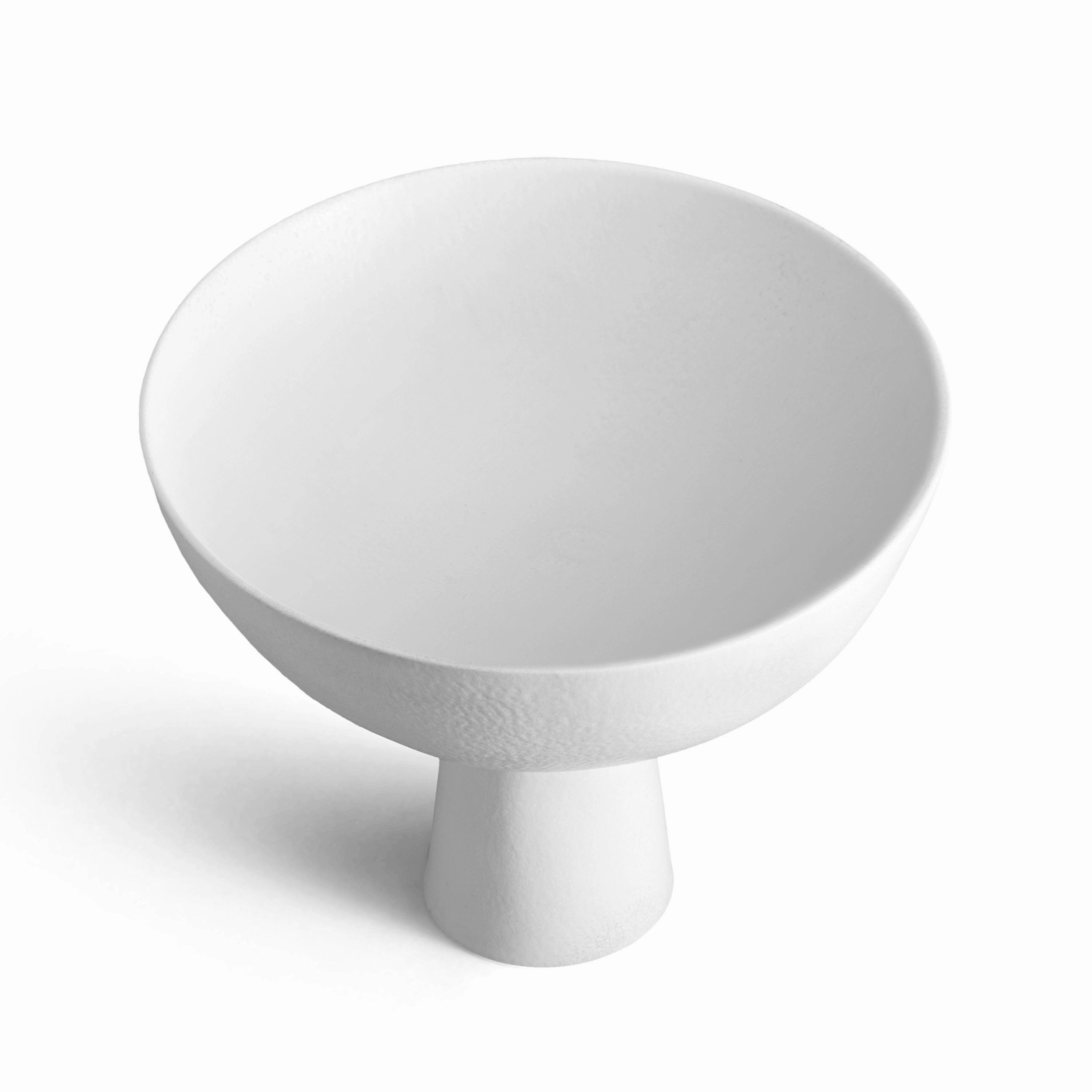 Terra Bowl on Stand - Medium - Stone