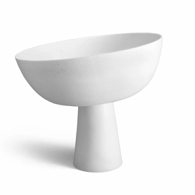 Terra Bowl on Stand - Medium - Stonenordic minimalist vase