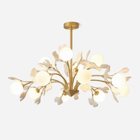 Thalassa Gingko Chandelierrustic chandelier,bedroom chandelier 
