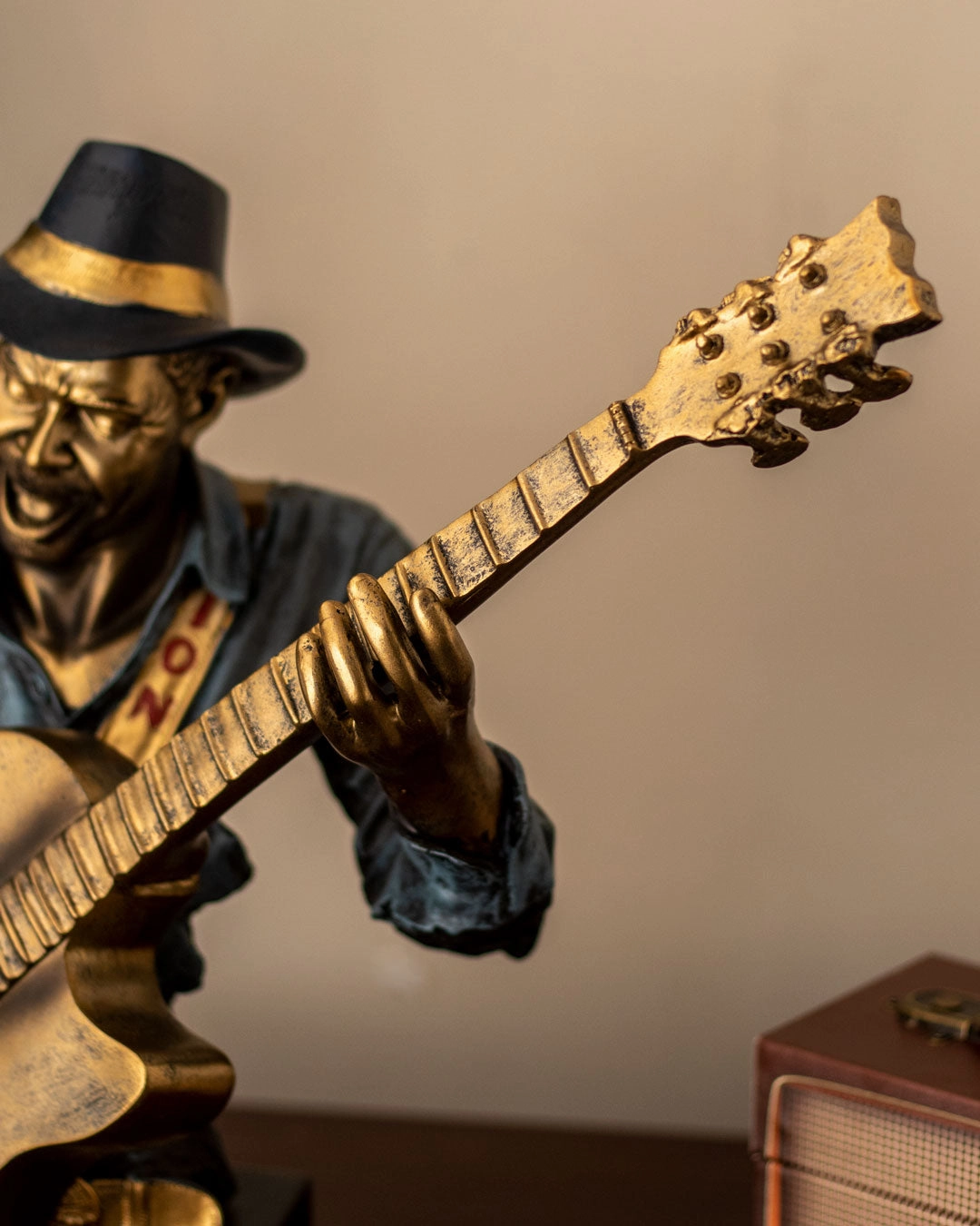 The Blues - Musician Playing Guitar Bust